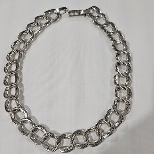 Brighton Silver Chunky Chain Necklace